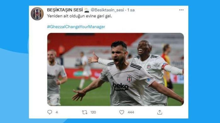 Beşiktaş taraftarından görülmemiş Ghezzal çalışması