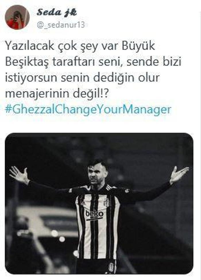 Beşiktaş taraftarından görülmemiş Ghezzal çalışması