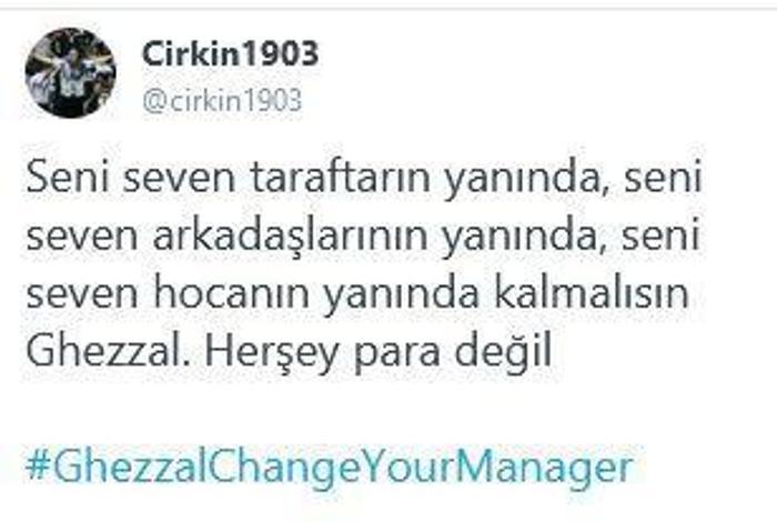 Beşiktaş taraftarından görülmemiş Ghezzal çalışması