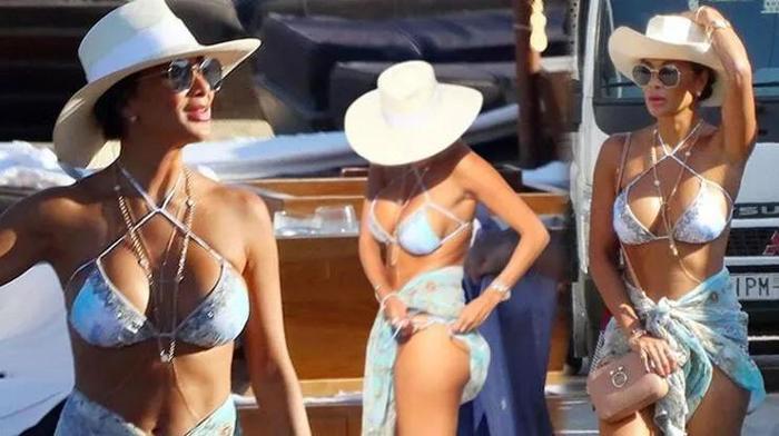 Thom Evans ve Nicole Scherzinger tatilde