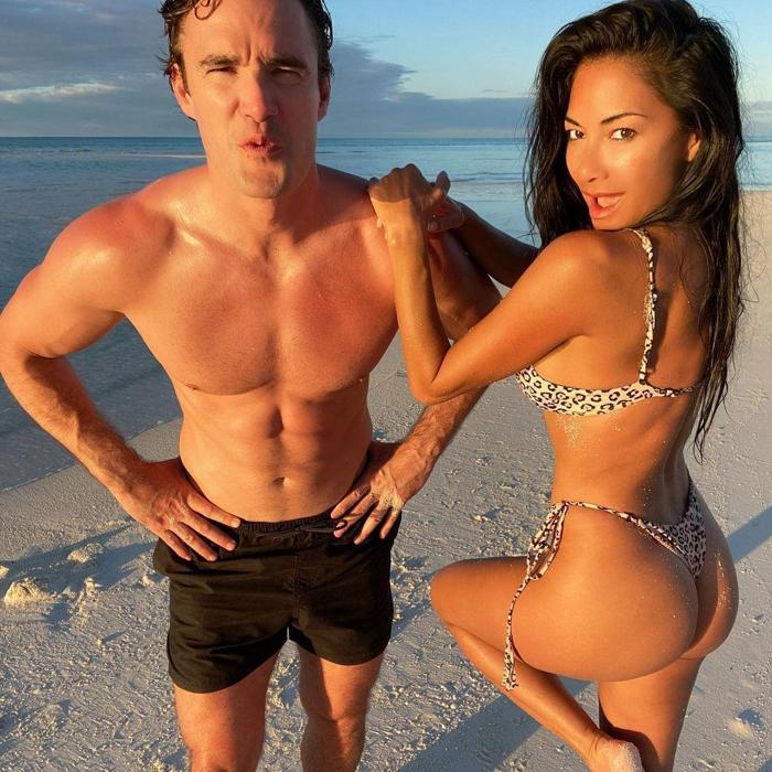 Thom Evans ve Nicole Scherzinger tatilde