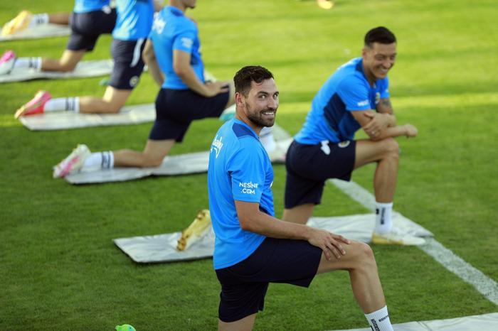 Fenerbahçe idmanında o detay gözlerden kaçmadı