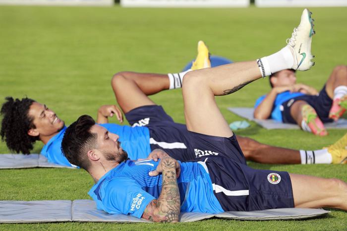 Fenerbahçe idmanında o detay gözlerden kaçmadı
