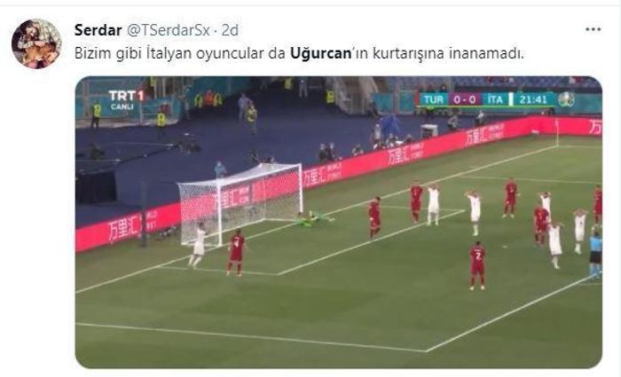 Giorgio Chiellini vurdu, Uğurcan Çakır çıkardı İtalya Türkiye maçında Uğurcan Çakır fırtınası