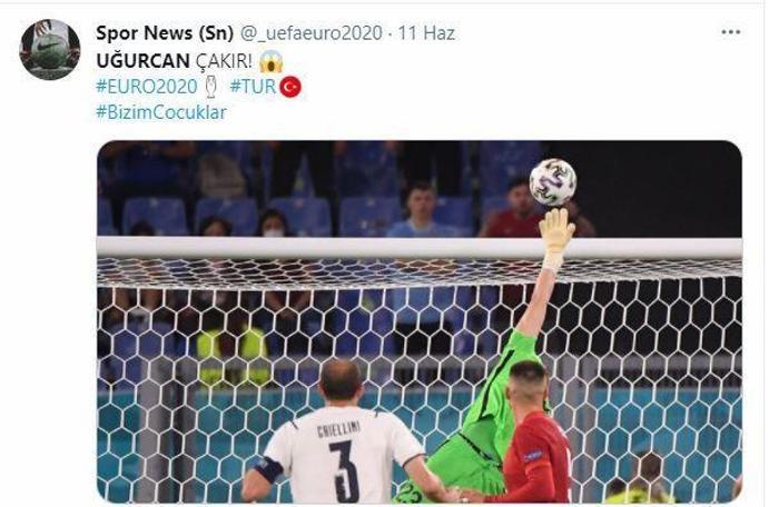 Giorgio Chiellini vurdu, Uğurcan Çakır çıkardı İtalya Türkiye maçında Uğurcan Çakır fırtınası
