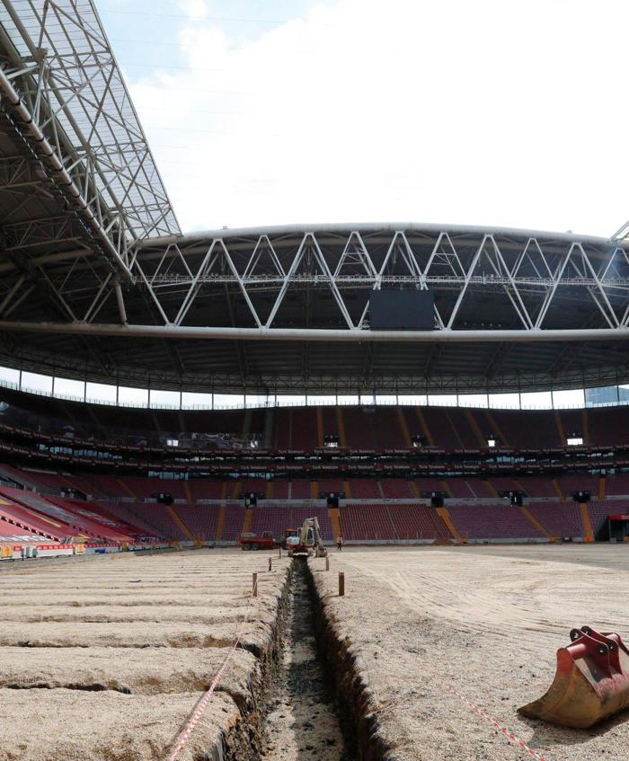 Galatasaray yönetimi harekete geçti Türk Telekom Stadının son hali