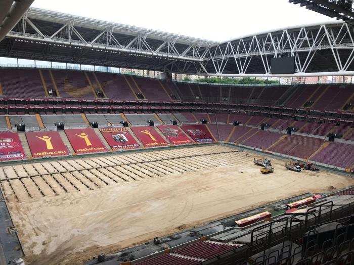 Galatasaray yönetimi harekete geçti Türk Telekom Stadının son hali