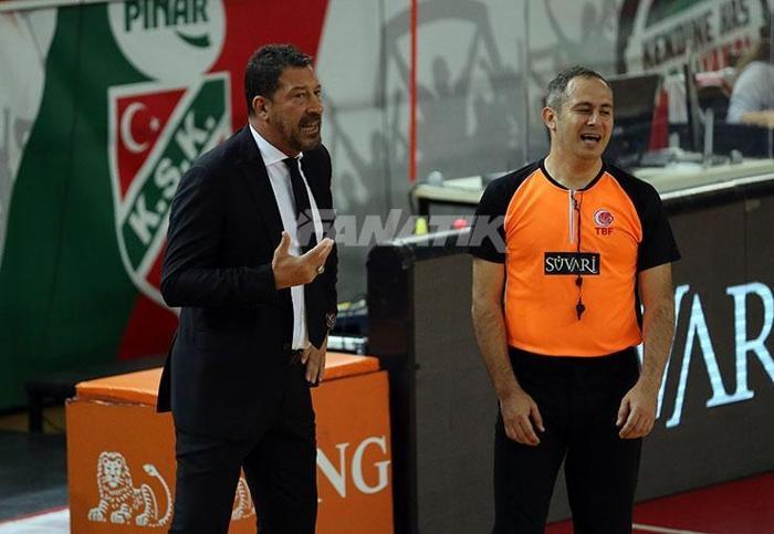 Pınar Karşıyaka - Fenerbahçe Beko maçında gergin anlar