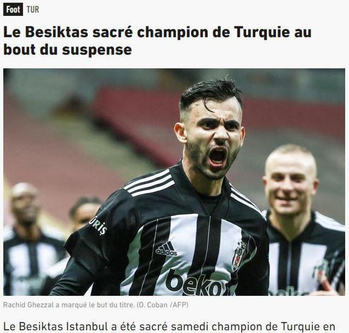 Beşiktaşın şampiyonluğu Avrupada manşetlerde