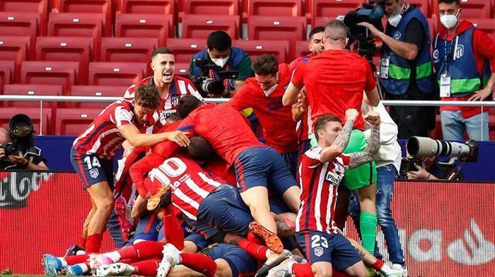 Atletico Madridten müthiş şampiyonluk 7 yıl sonra...