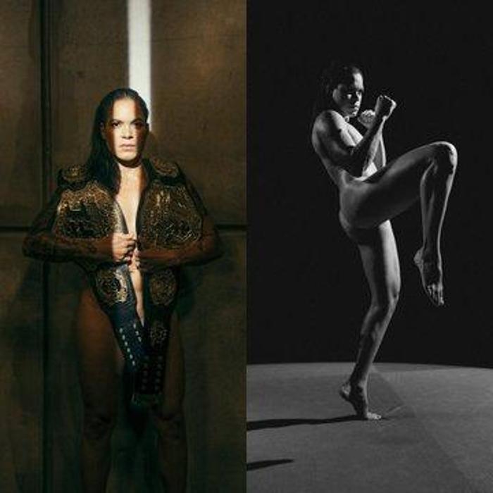 Kafes dövüşü şampiyonu Amanda Nunes, çırılçıplak antrenman yaptı