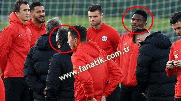 Şenol Güneş-Etoo arasında gerginlik