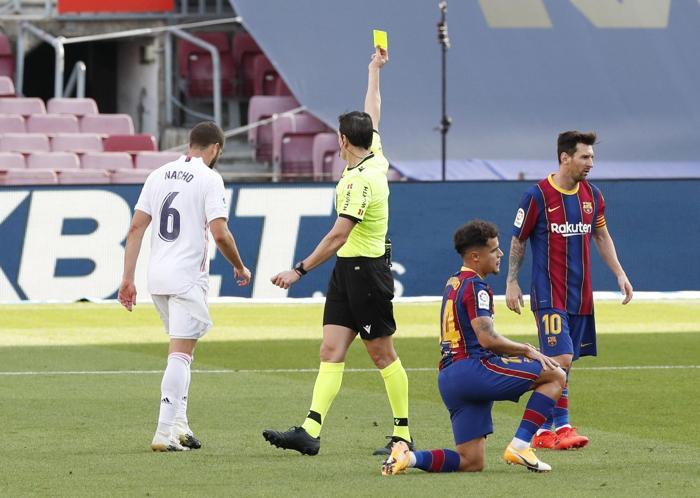 Barcelona-Real Madrid maçı nefesleri kesti El Clasicodan en özel fotoğraflar