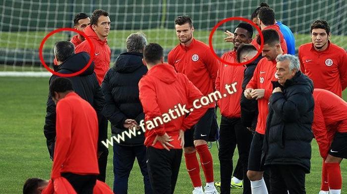 Dikkatlerden kaçmayan detay Samuel Etoo ve Şenol Güneş...