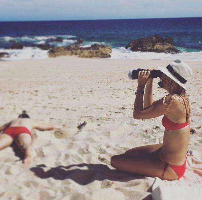 Sharapova tatilde