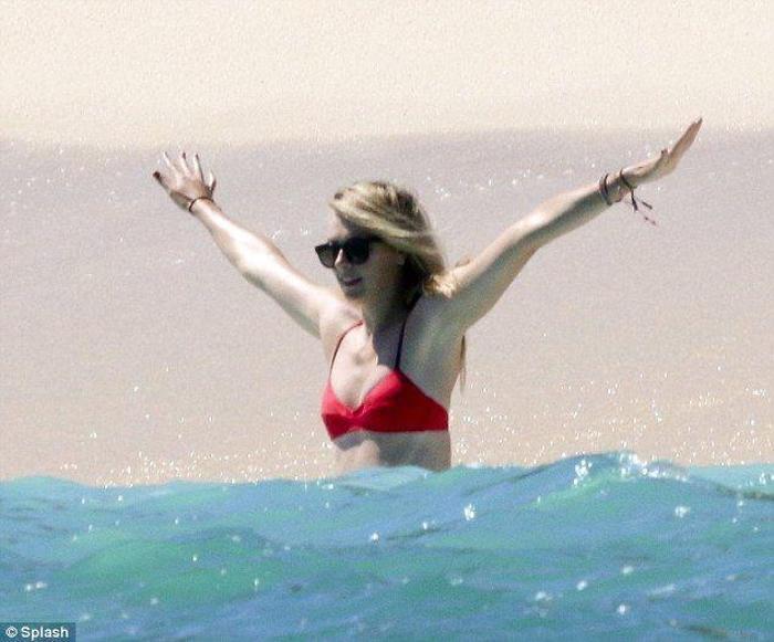 Sharapova tatilde
