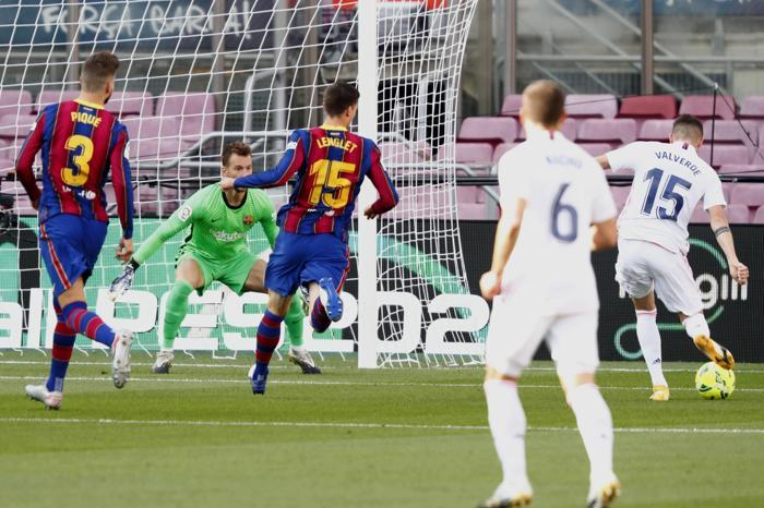 Barcelona-Real Madrid maçı nefesleri kesti El Clasicodan en özel fotoğraflar