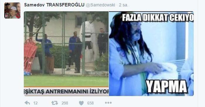 Etoo ziyareti sosyal medyayı salladı