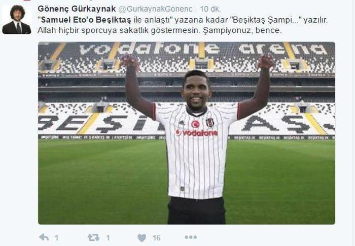 Etoo ziyareti sosyal medyayı salladı