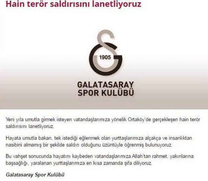 Spor dünyasından teröre tepki