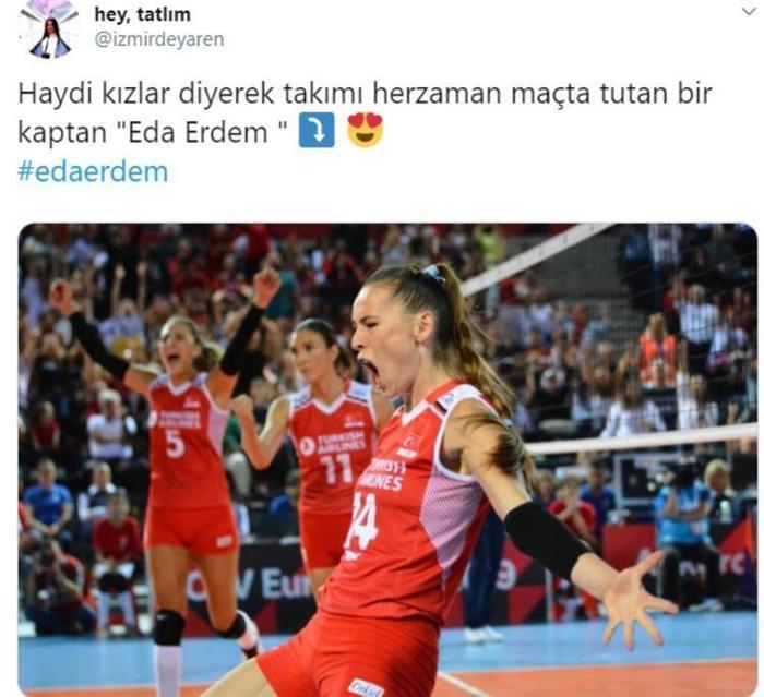 Sosyal medyaya Eda Erdem damgası