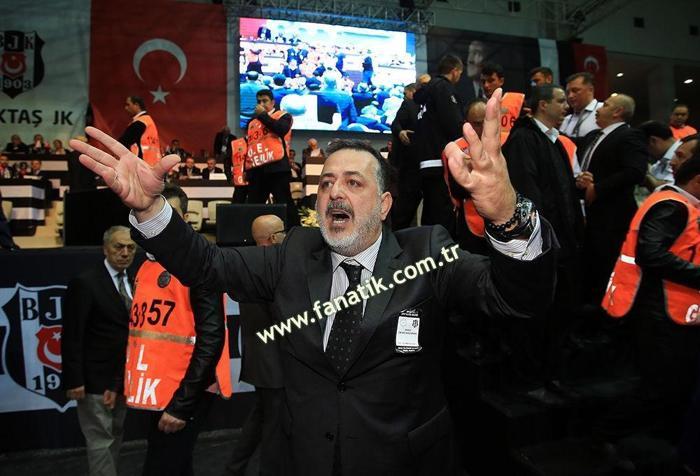 Beşiktaş idari ve mali genel kurulunda olay