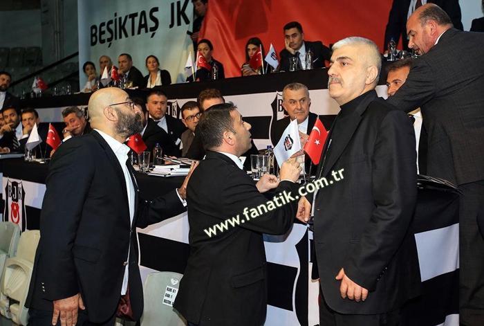 Beşiktaş idari ve mali genel kurulunda olay