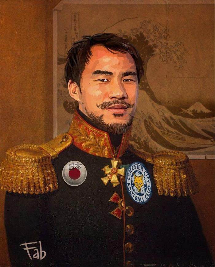 Futbolcuları asker gibi resmetti