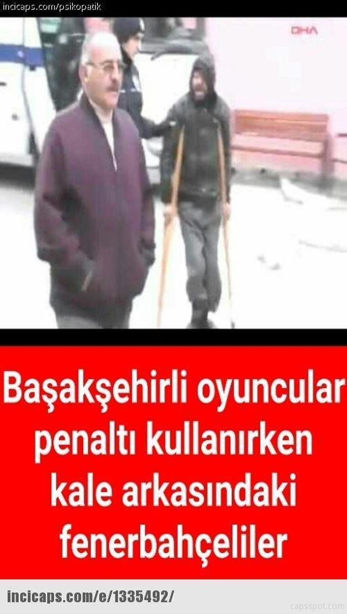 Fenerbahçe - Başakşehir maçı capsleri