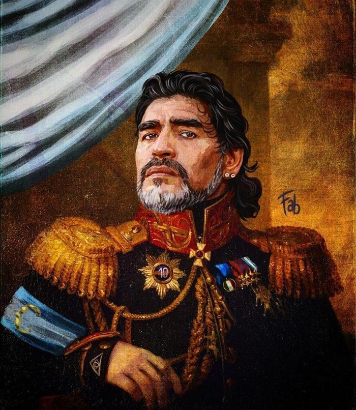 Futbolcuları asker gibi resmetti
