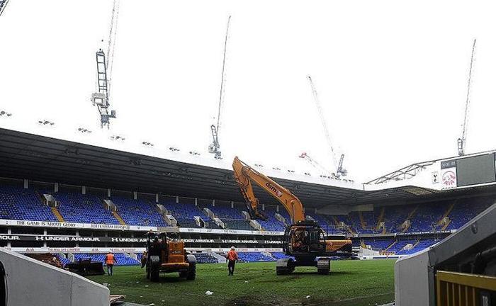 Tottenhamın stat inşaatı Manchester United galibiyetinden saatler sonra başladı