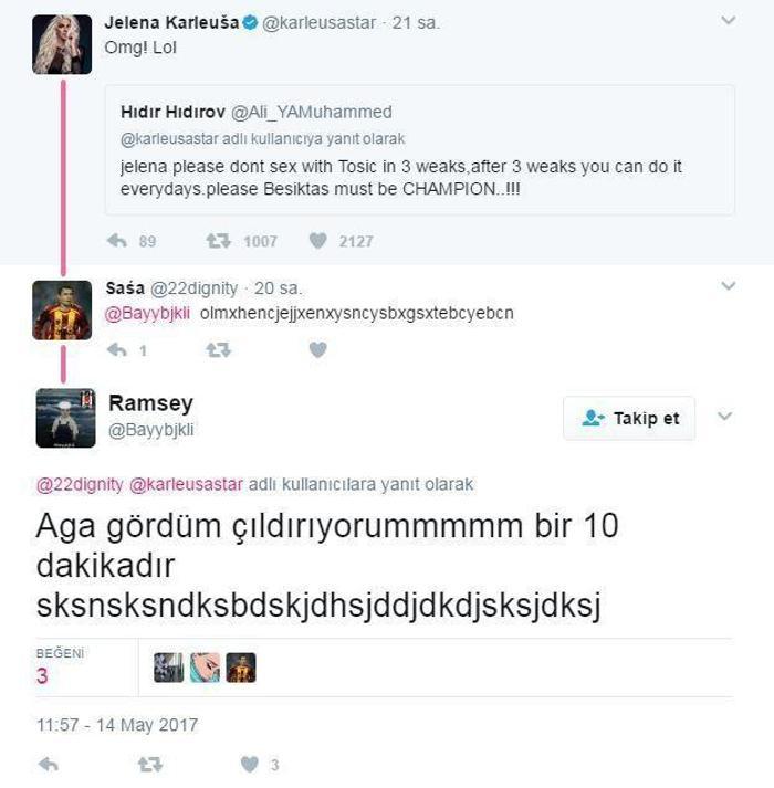 Tosic ile 3 hafta seks yapmayın Jelena cevap verdi...