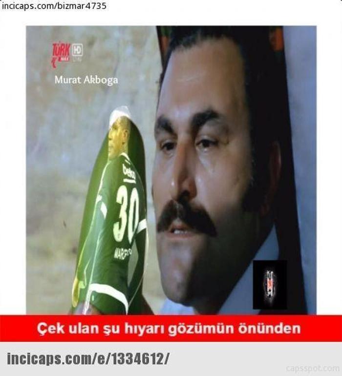 Beşiktaş - Fenerbahçe maçı capsleri