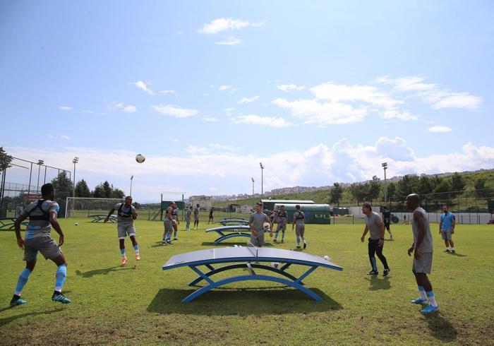 Trabzonsporda idmanda karpuz keyfi