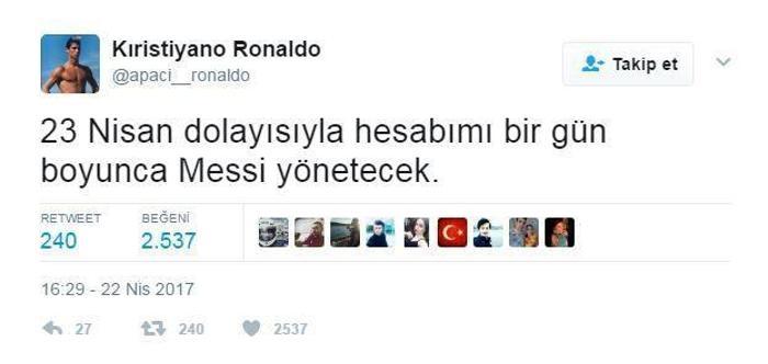 Twitterı sallayan Apachi-Ronaldonun rekor kıran paylaşımları...