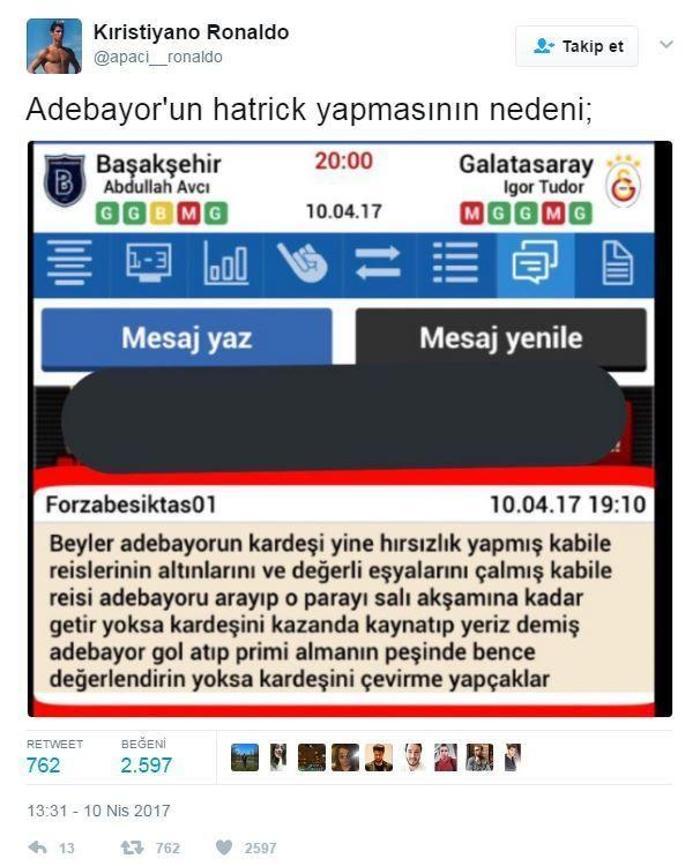 Twitterı sallayan Apachi-Ronaldonun rekor kıran paylaşımları...
