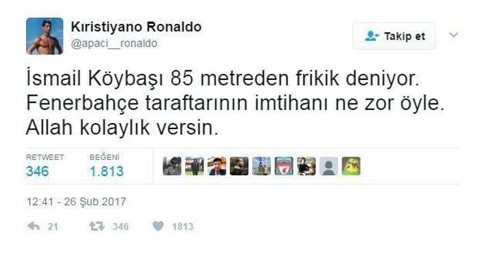 Twitterı sallayan Apachi-Ronaldonun rekor kıran paylaşımları...