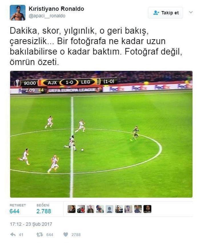 Twitterı sallayan Apachi-Ronaldonun rekor kıran paylaşımları...