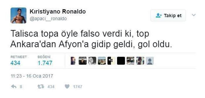 Twitterı sallayan Apachi-Ronaldonun rekor kıran paylaşımları...