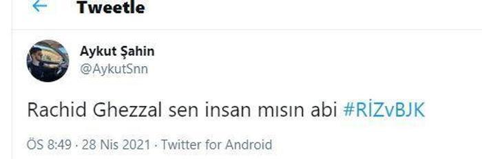 Rachid Ghezzalın asisti Beşiktaş taraftarını mest etti: Sihirbaz