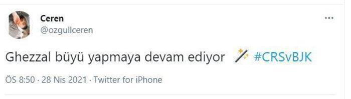 Rachid Ghezzalın asisti Beşiktaş taraftarını mest etti: Sihirbaz
