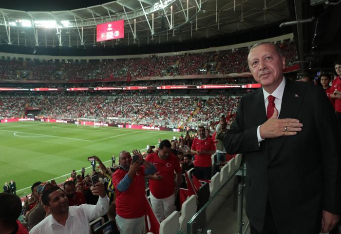 Türkiye-Andorra maçından kareler