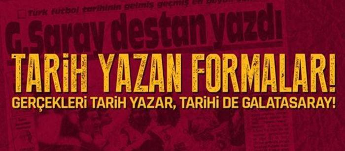 Galatasarayda tarihi formalar satışa çıkıyor