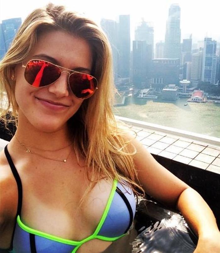 Güzel tenisçi Genie Bouchard İstanbulda