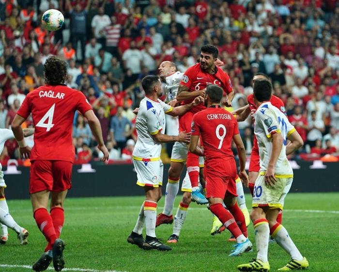 Türkiye-Andorra maçından kareler