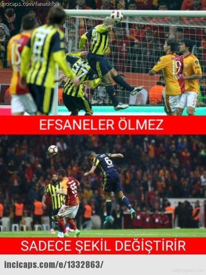 Galatasaray - Fenerbahçe maçı capsleri