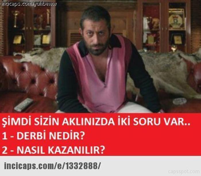 Galatasaray - Fenerbahçe maçı capsleri