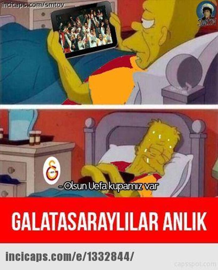 Galatasaray - Fenerbahçe maçı capsleri