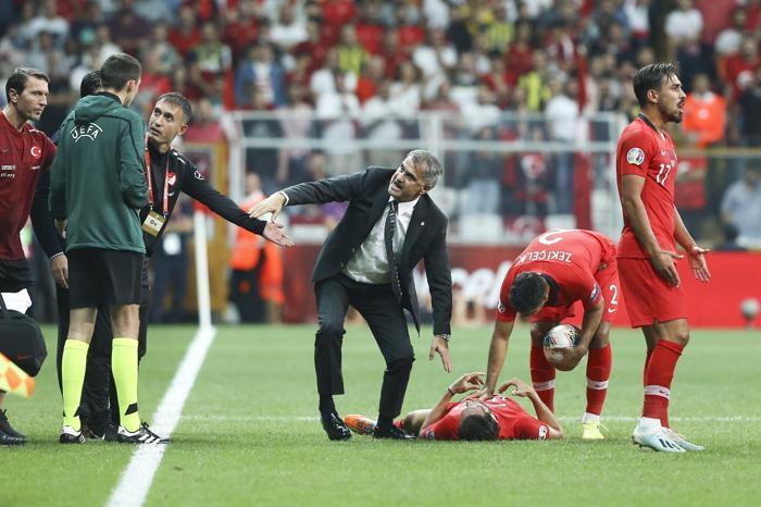 Türkiye-Andorra maçından kareler