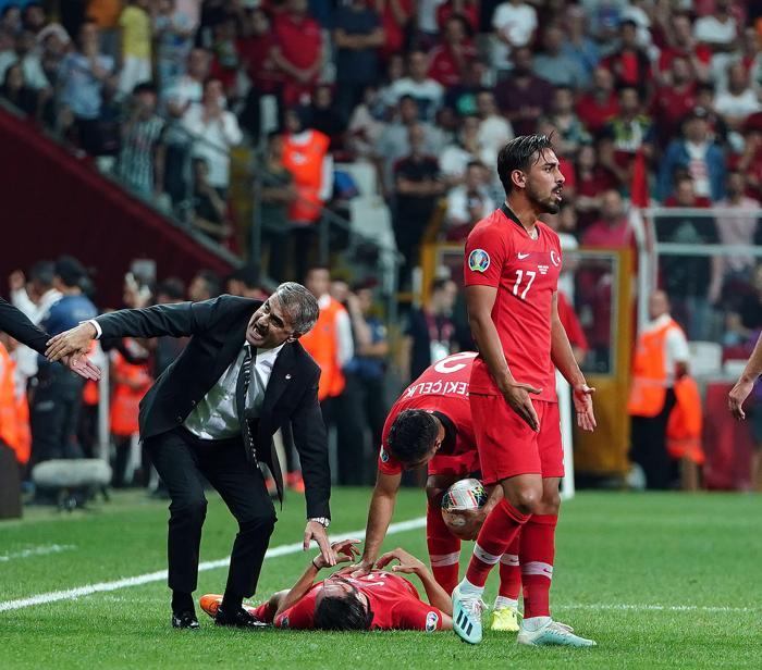 Türkiye-Andorra maçından kareler